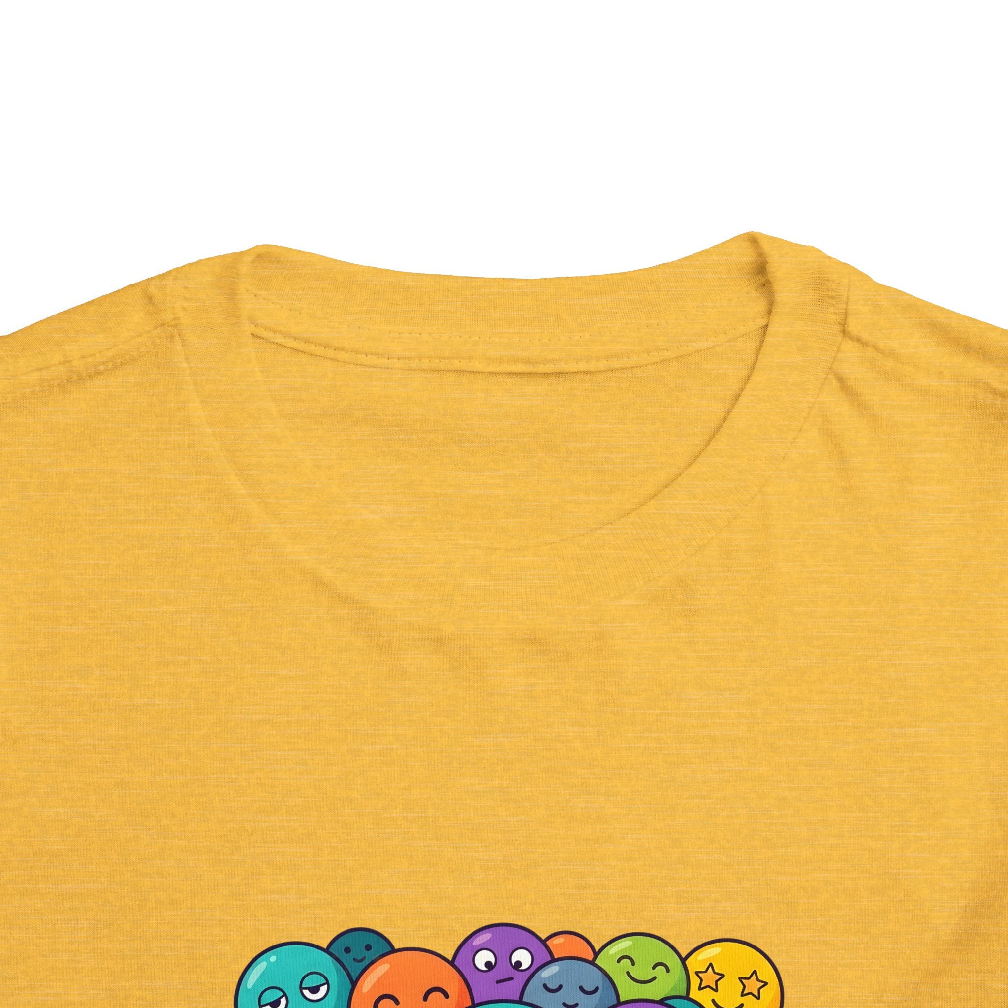 Toddler Tee - Expressive Emoji Faces | Kids Emotions & Feelings