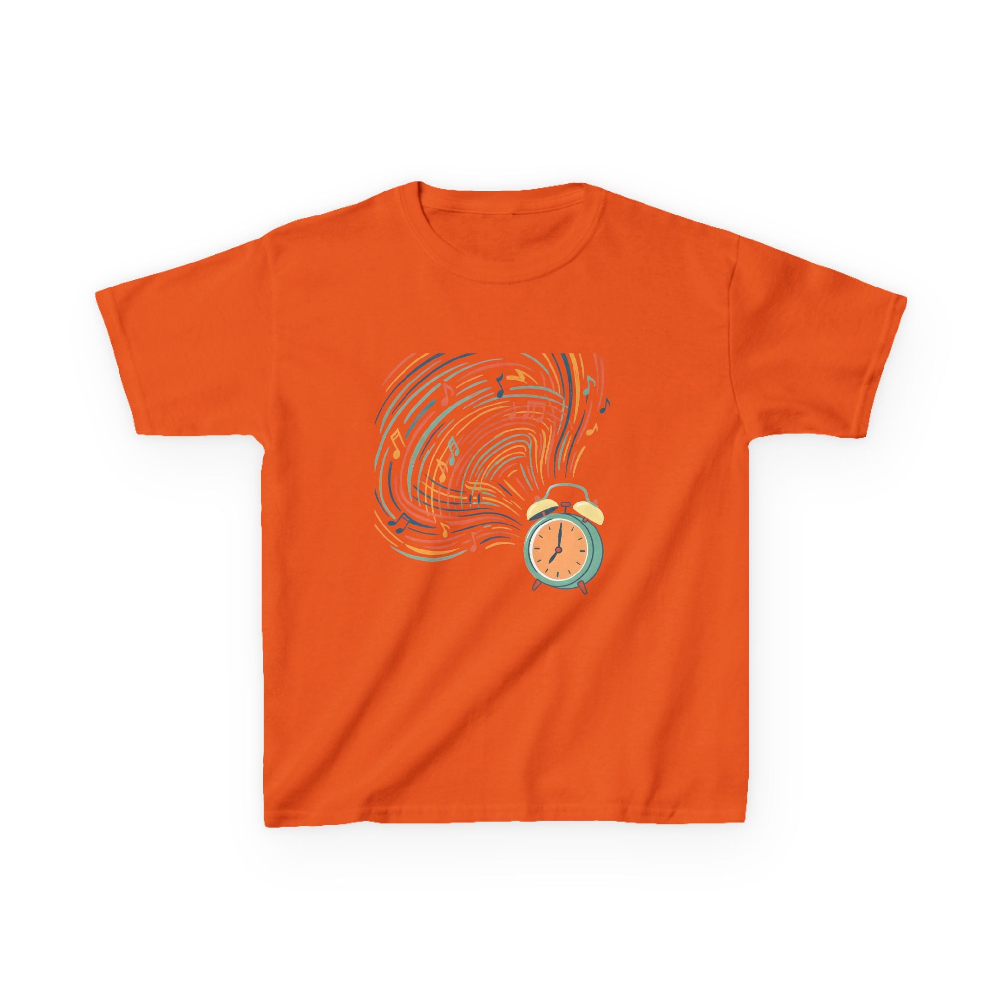 Kids Tee - Retro Music Alarm Clock | Abstract Playful Design