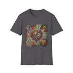 Unisex T-Shirt - Retro Psychedelic Theater Comedy Mask | Abstract Art