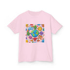 Kids Earth Day Tee - Happy Cartoon Planet | Nature Lovers