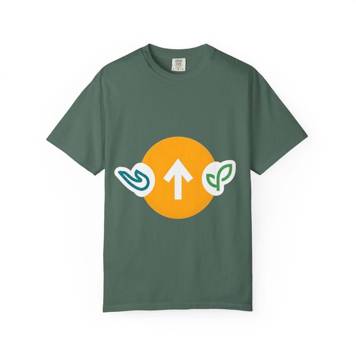 Symbolic Growth T-shirt - Modern Nature Aesthetic | Comfort Colors