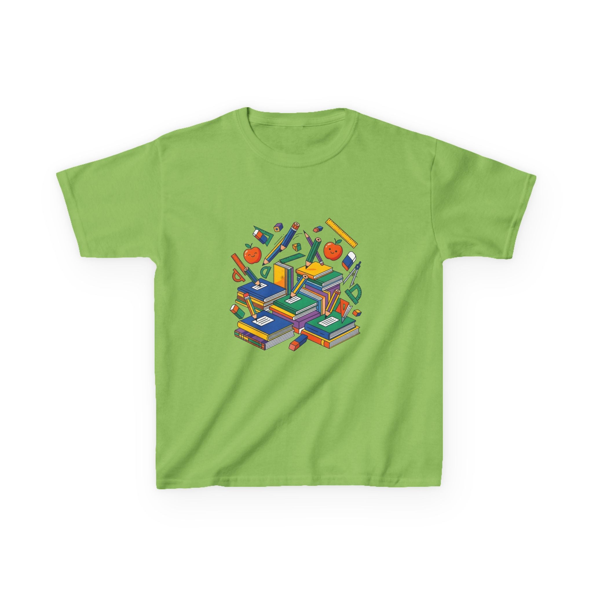 Kids School Supplies Tee - Colorful Education Design | Back to School