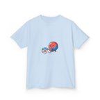 Kids Heavy Cotton Tee - Cute School Learning Cartoon Shirt