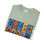Unisex T-Shirt - Retro Tech 8-Bit Digital Display | Comfort Colors