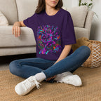 T-Shirt - Vibrant Psychedelic Cosmic Goddess Spiritual Flow