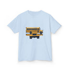 Kids School Bus T-Shirt - Cute Cartoon Reflection | Back to School