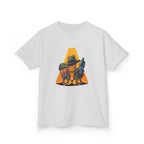 Kids Tee - Noir Stationery Detective Team | Cartoon Comic Style
