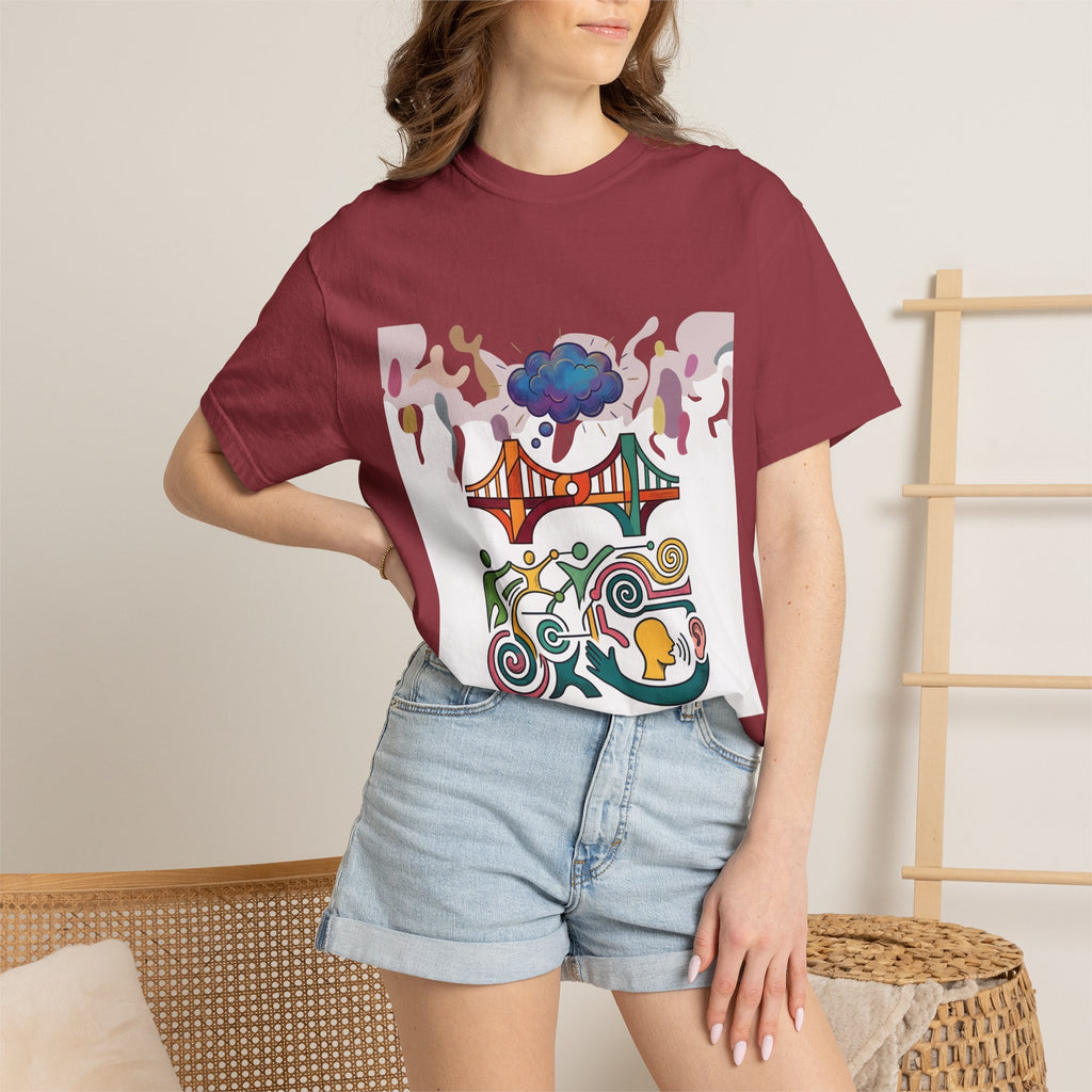 Comfort Colors T-shirt - Symbolic Connection | Abstract Communication