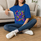 Unisex T-Shirt - Vibrant Organic Abstract | Psychedelic Flow