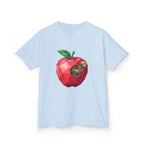 Kids Steampunk T-Shirt - Low Poly Geometric Mechanical Apple Worm
