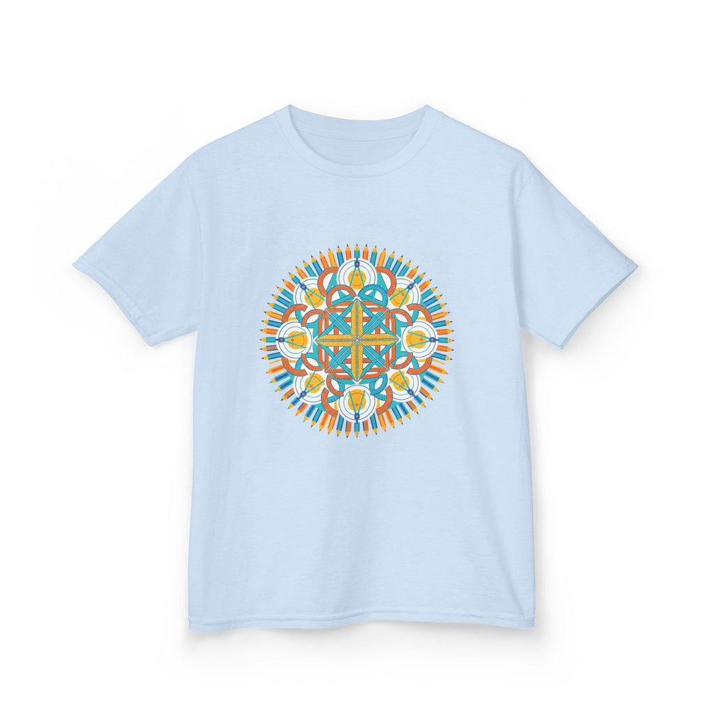Kids T-Shirt - Math & Drafting Tools Mandala | STEM