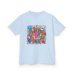 Kids T-Shirt - Cartoon School Supplies Doodle | Back to School