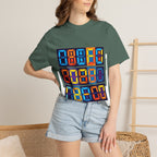 Unisex T-Shirt - Retro Tech 8-Bit Digital Display | Comfort Colors