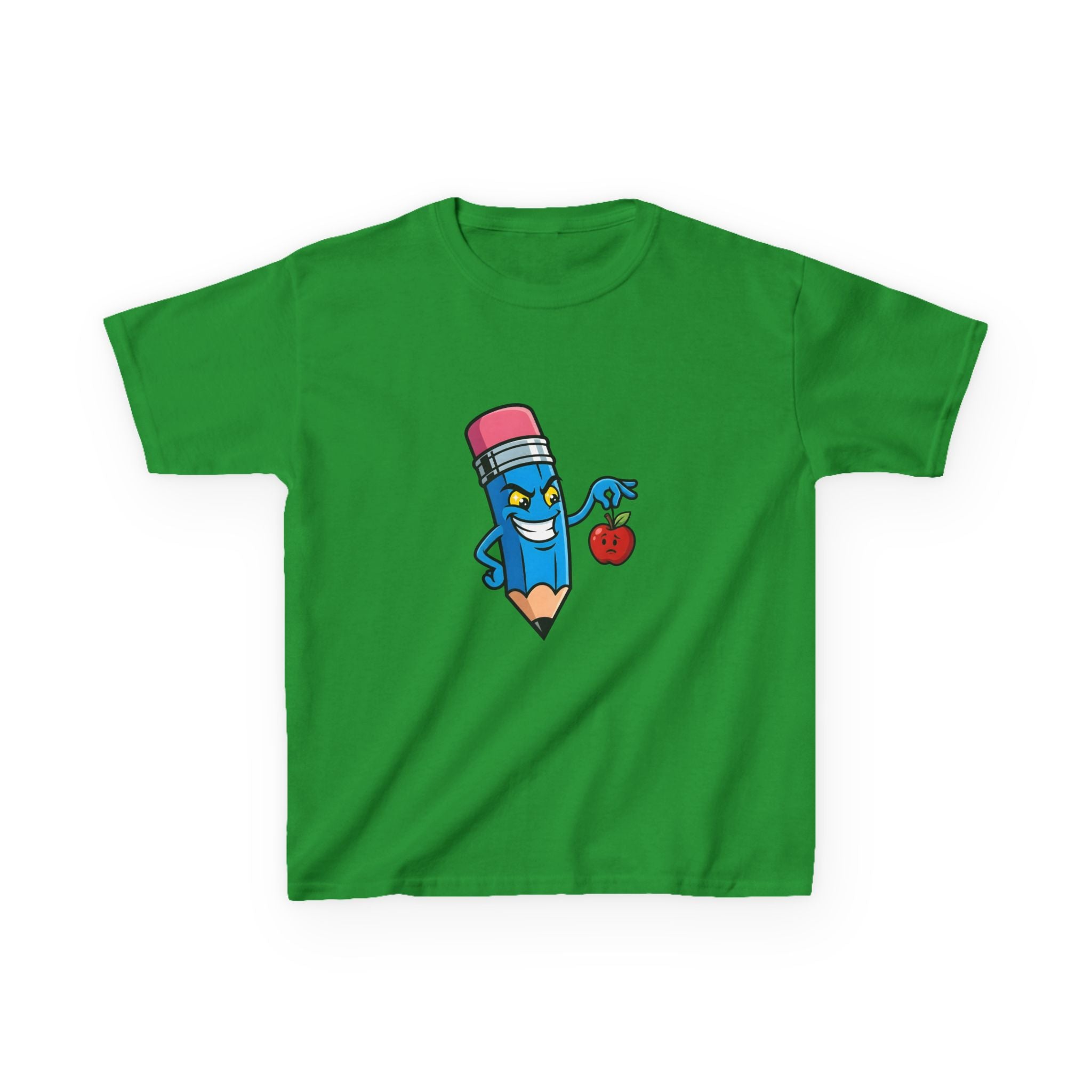 Kids Tee - Mischievous School Supplies Cartoon | Funny Education