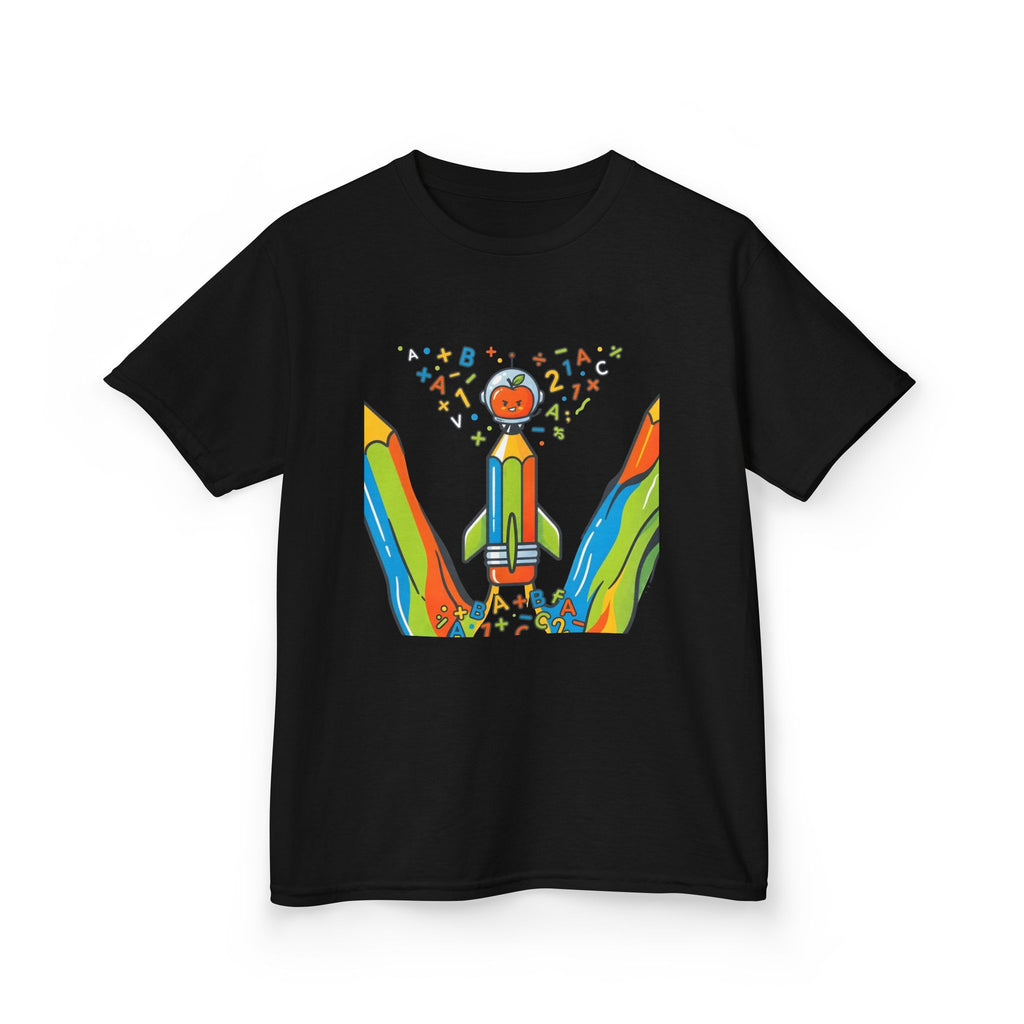 Kids Education Tee - Playful ABC & Math Learning Graphic