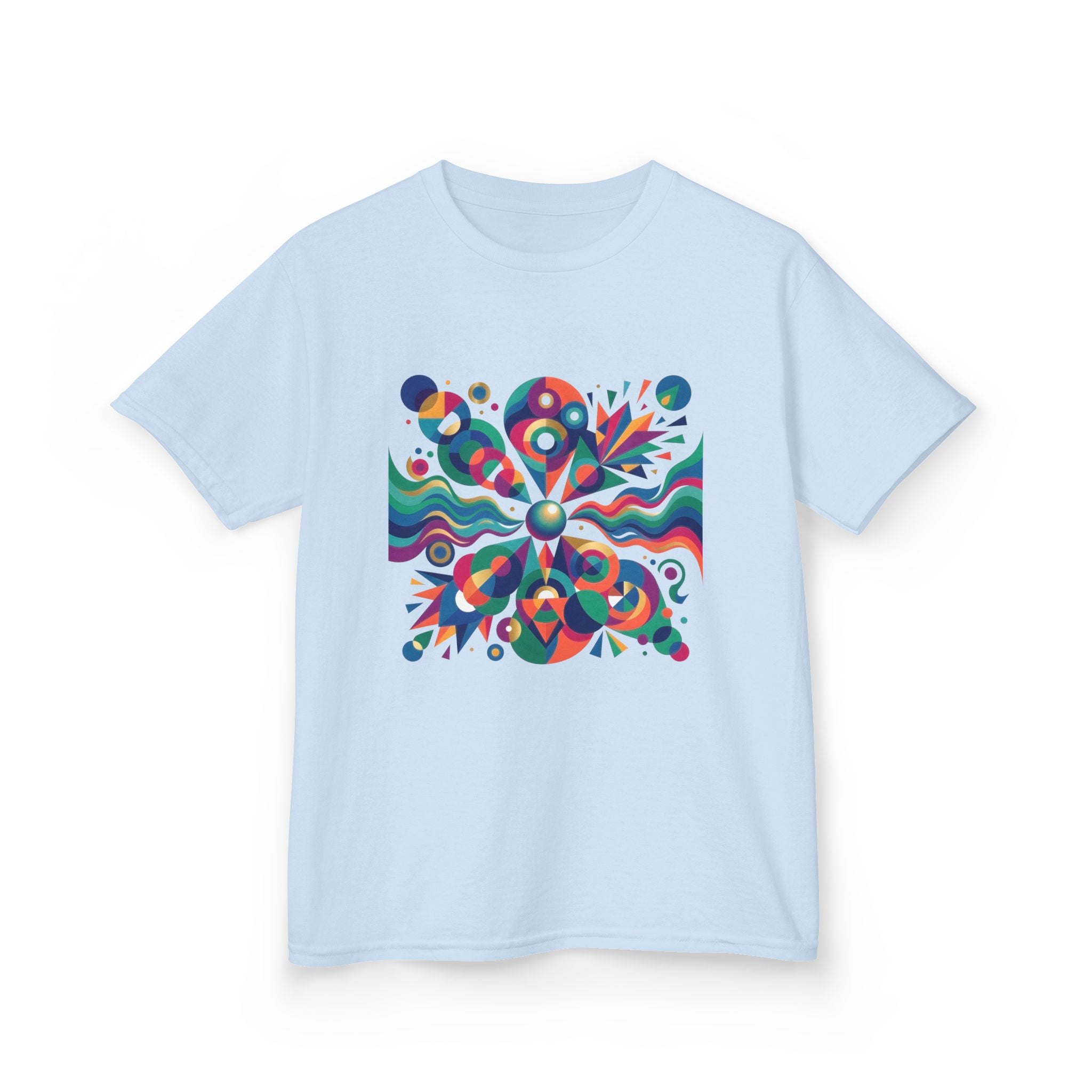 Kids T-Shirt - Vibrant Abstract Geometric Design | Modern Art