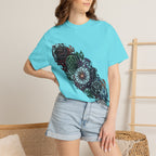 Unisex T-shirt - Dark Fantasy Celtic Skull Ankh | Garment-Dyed