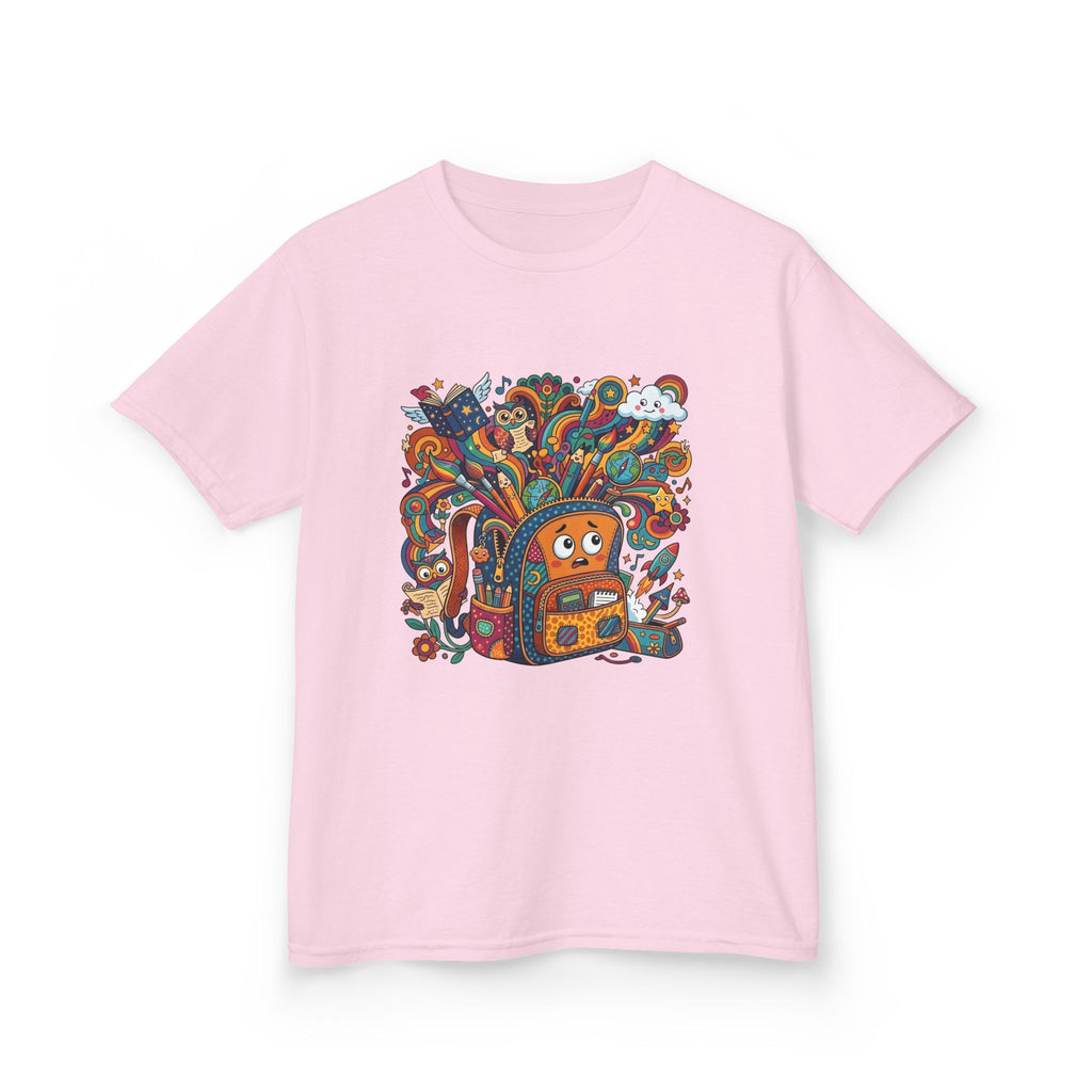 Kids Tee - Whimsical School Owl & Backpack | Back to School 2026