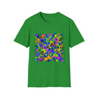 Unisex T-Shirt - Vibrant Organic Abstract | Psychedelic Flow
