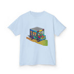 Kids T-Shirt - Vibrant Geometric Animal Bus Adventure