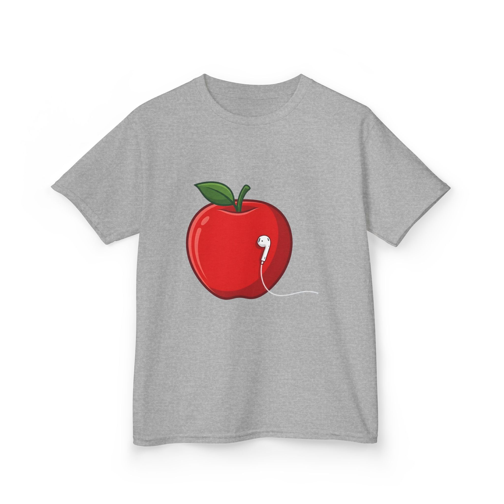 Kids Tee - Cartoon Minimalist Apple Music Earbud Tech