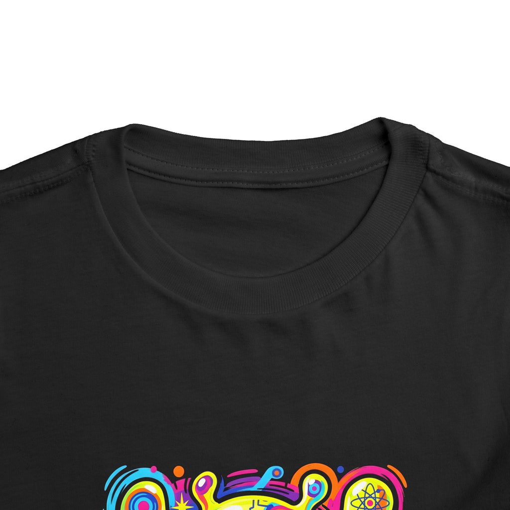 Toddler Tee - Vibrant Psychedelic Monster | Kids Abstract Cartoon Art