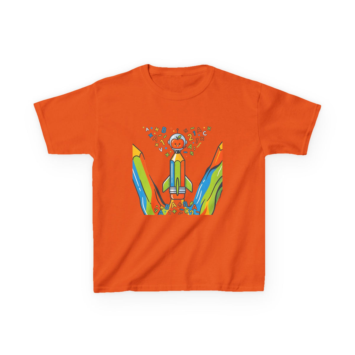 Kids Education Tee - Playful ABC & Math Learning Graphic