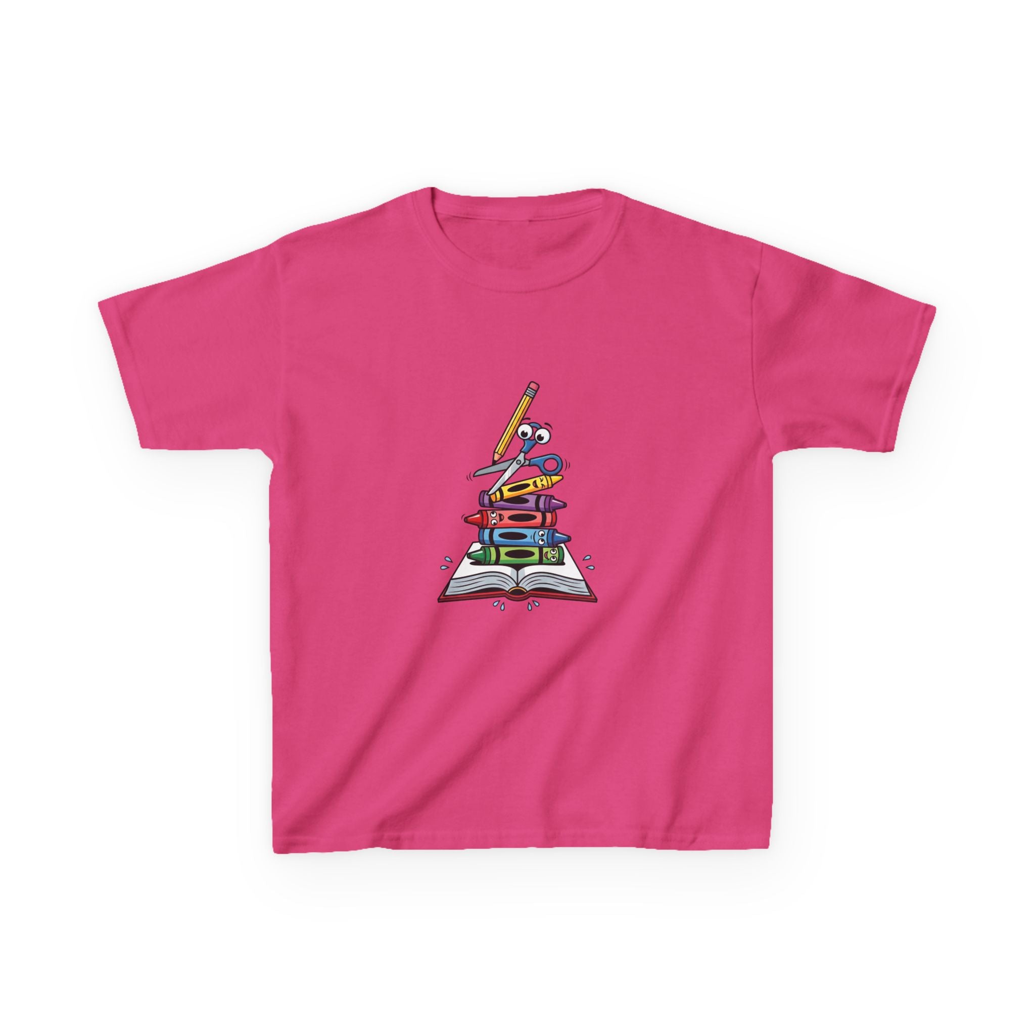 Back to School Kids Tee - Art Supplies Fun Design | 2026