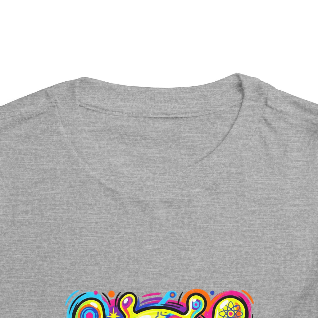 Toddler Tee - Vibrant Psychedelic Monster | Kids Abstract Cartoon Art