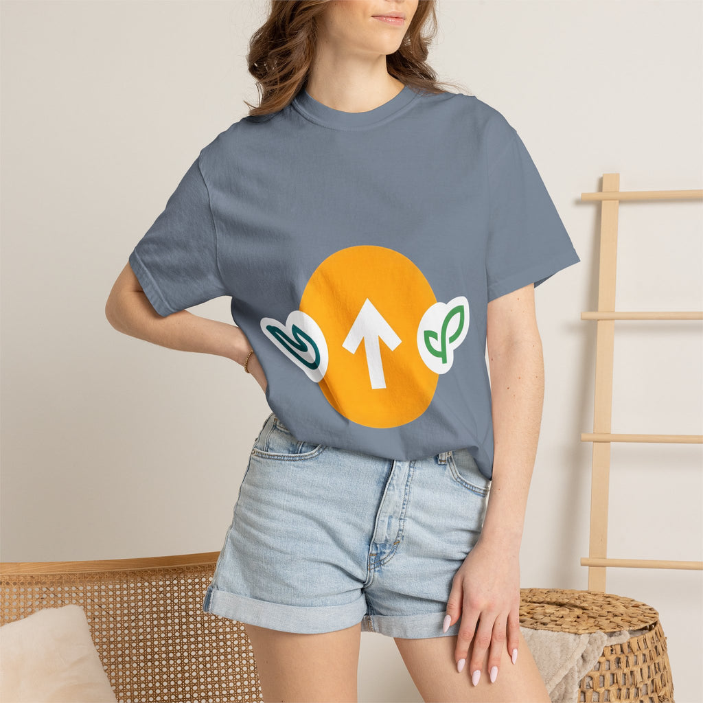 Symbolic Growth T-shirt - Modern Nature Aesthetic | Comfort Colors