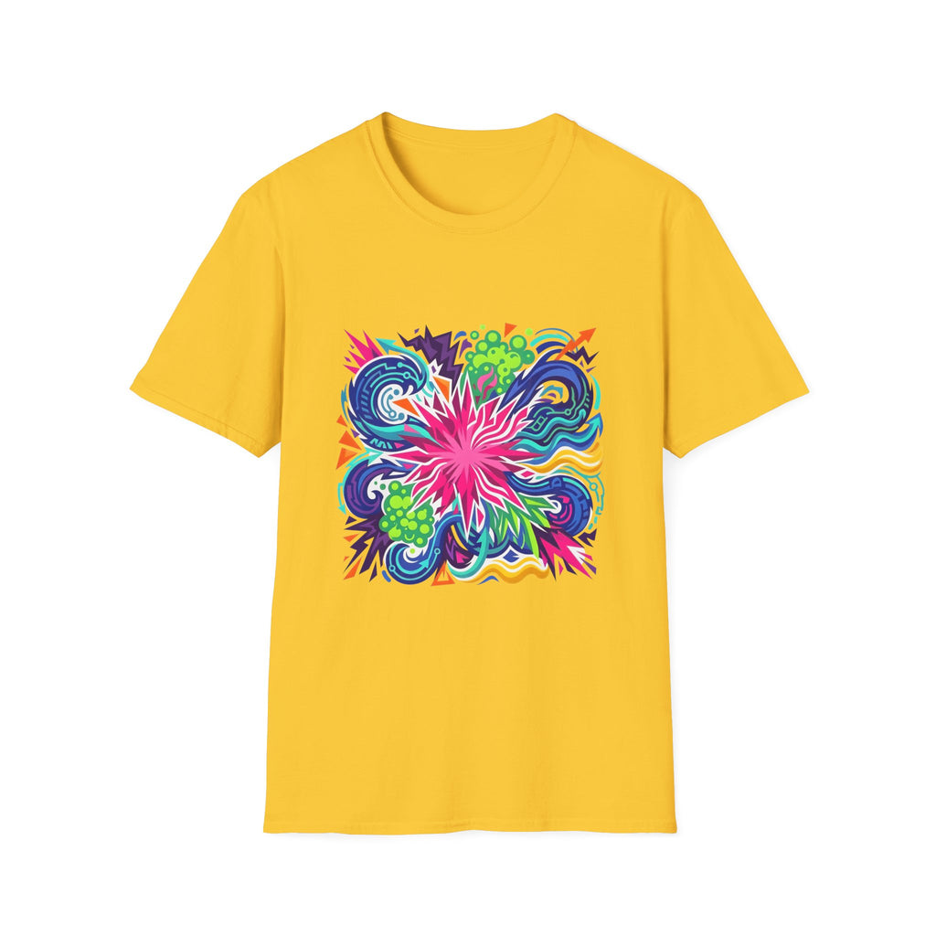 Abstract T-Shirt - Vibrant Graffiti Explosion | Unisex