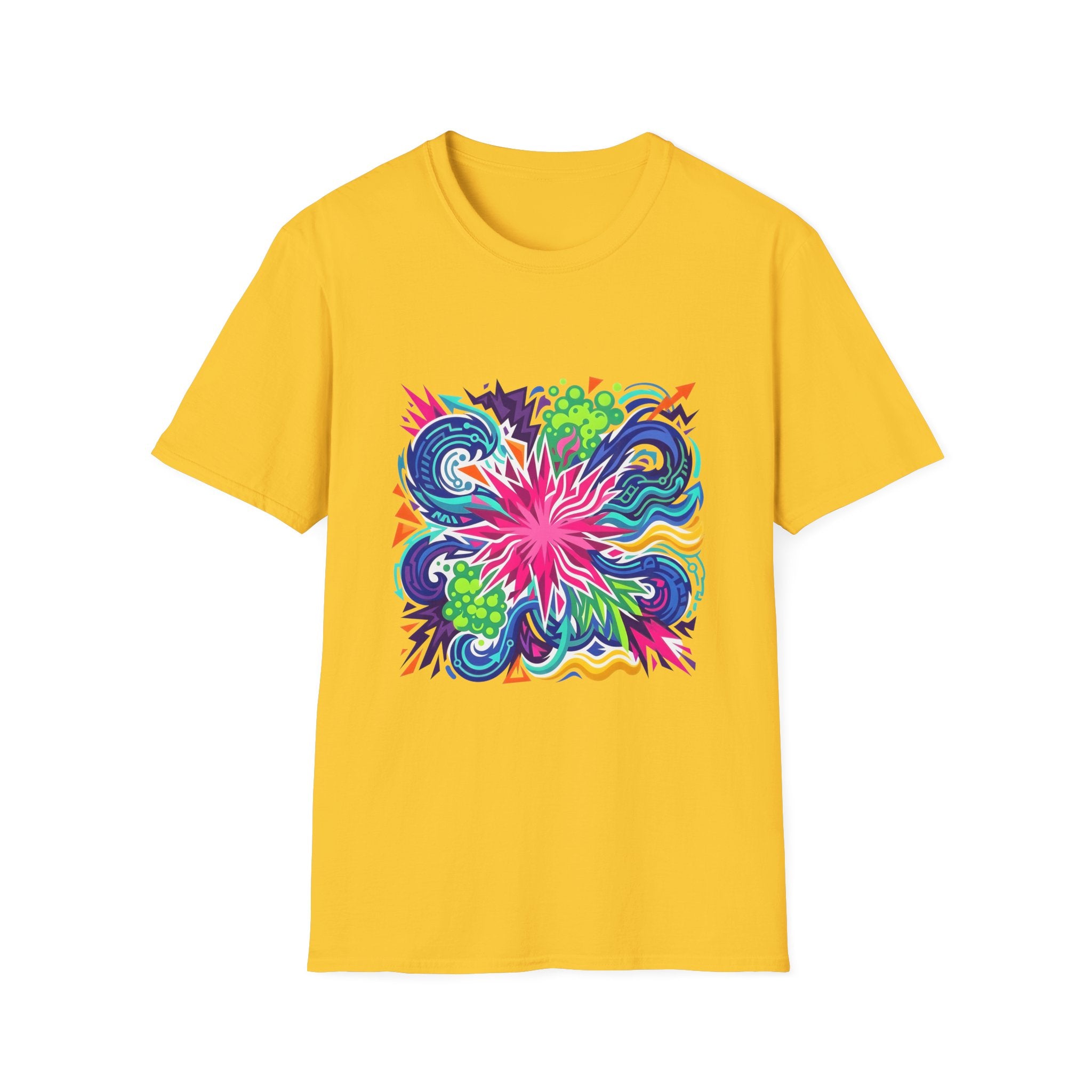 Abstract T-Shirt - Vibrant Graffiti Explosion | Unisex