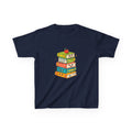 Kids Bookworm Tee - Whimsical Retro Reading & Learning Design