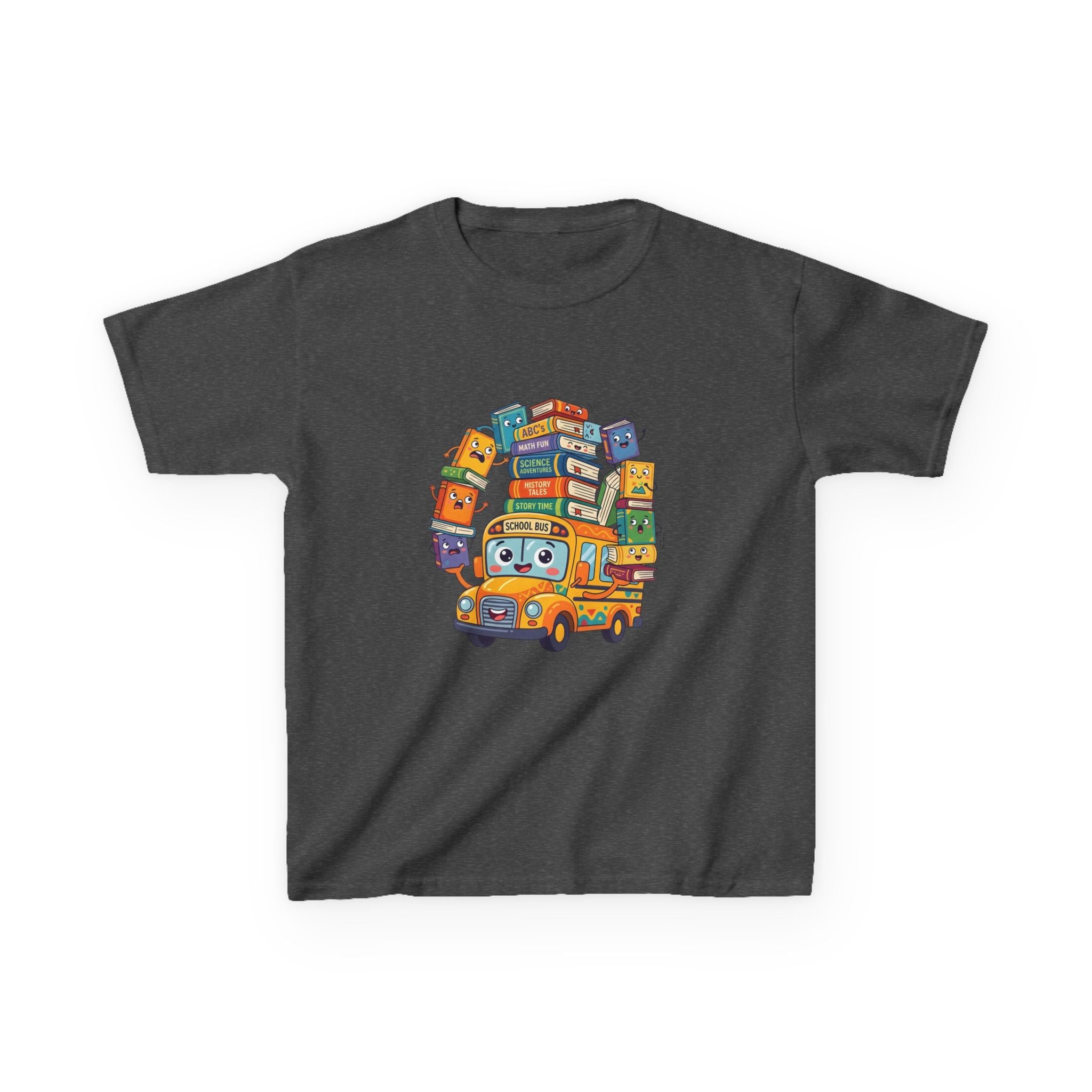 Kids Learning Tee - ABC's, Math & Science School Bus Fun