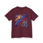 Kids Tee - Vibrant Elemental Magic Energy | Fantasy Glow
