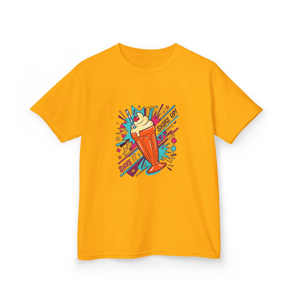 Kids Retro Pop Art Milkshake Tee - SHAKE IT UP! Dessert