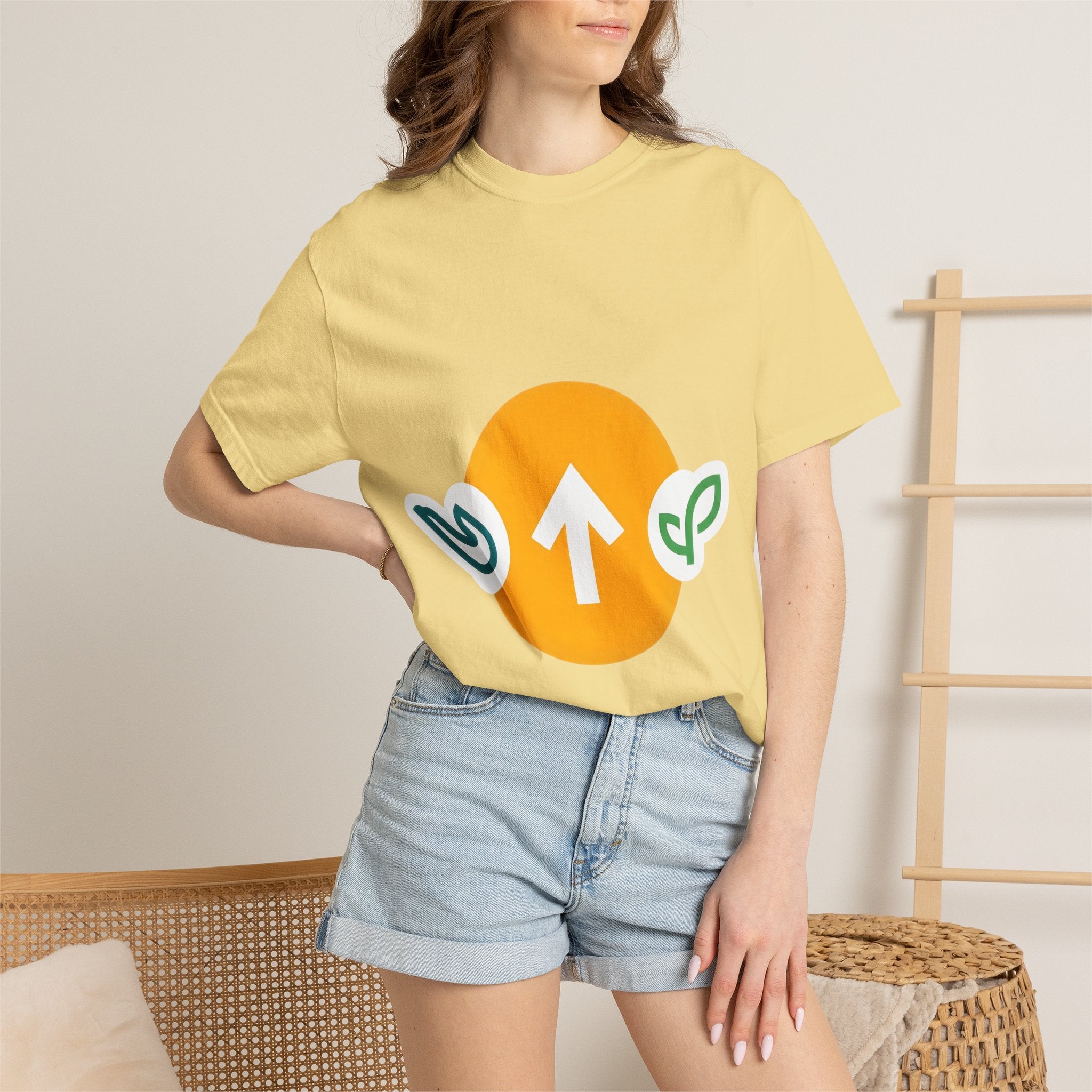 Symbolic Growth T-shirt - Modern Nature Aesthetic | Comfort Colors