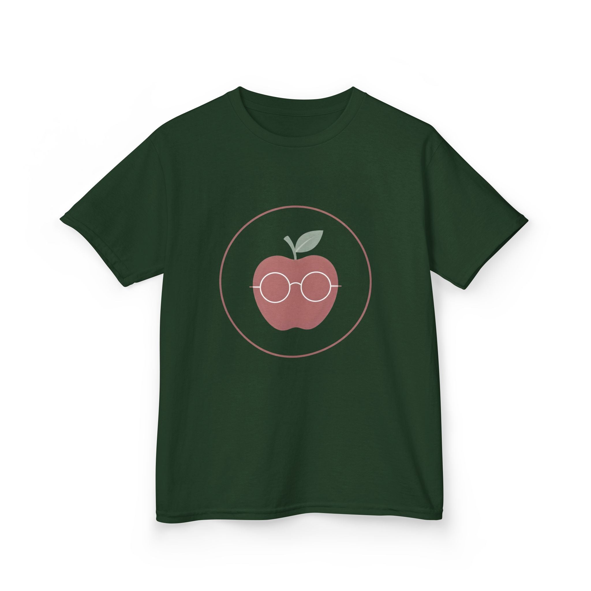 Kids Tee - Smart Apple with Glasses | Education & School