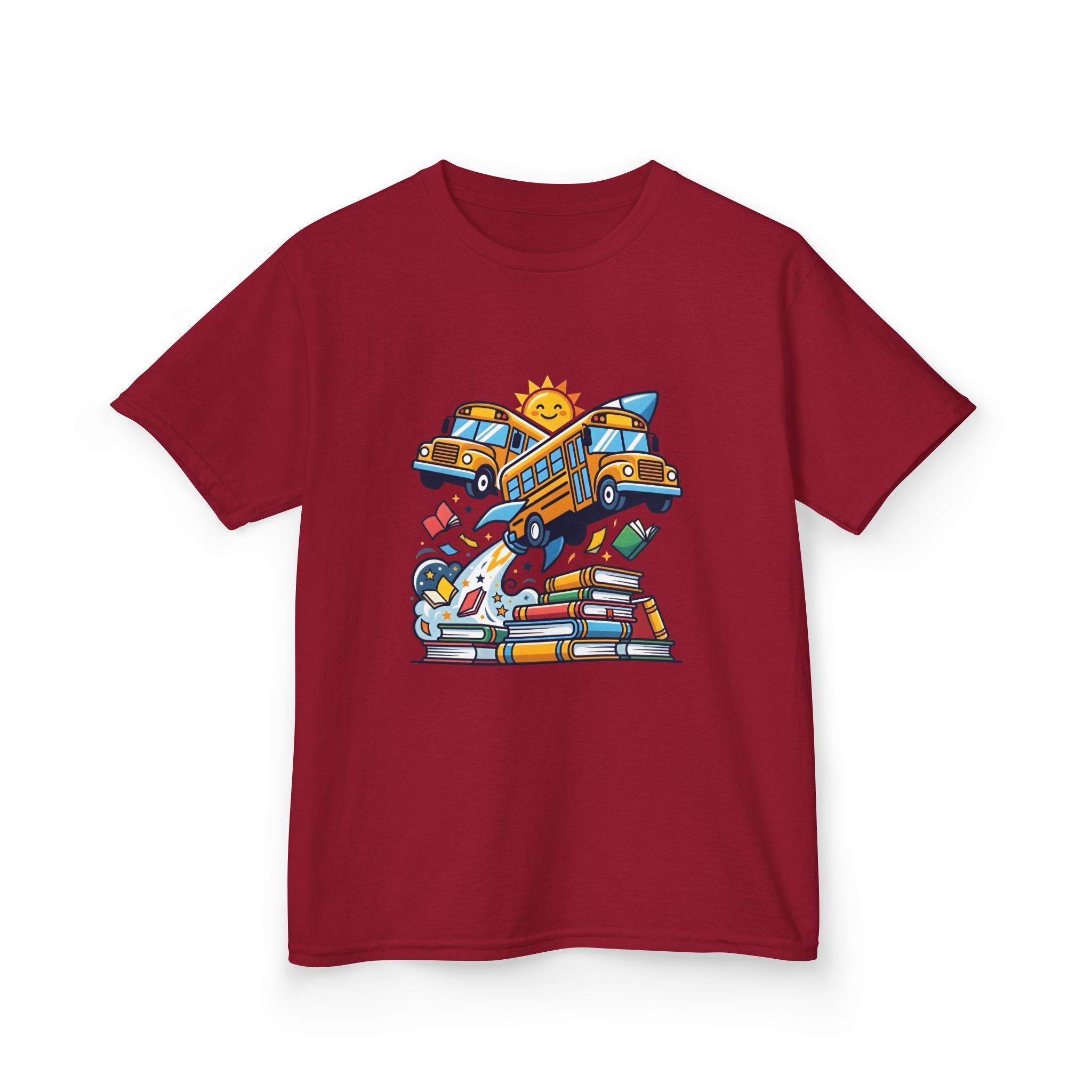 Kids Back to School T-Shirt - Rocket Bus Adventure | First Day