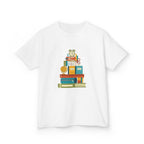 Kids Tee - Flat Vector School Supplies Stack | Back to School 2026