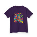 Kids T-Shirt - Geometric School Supplies Tee | Back to School