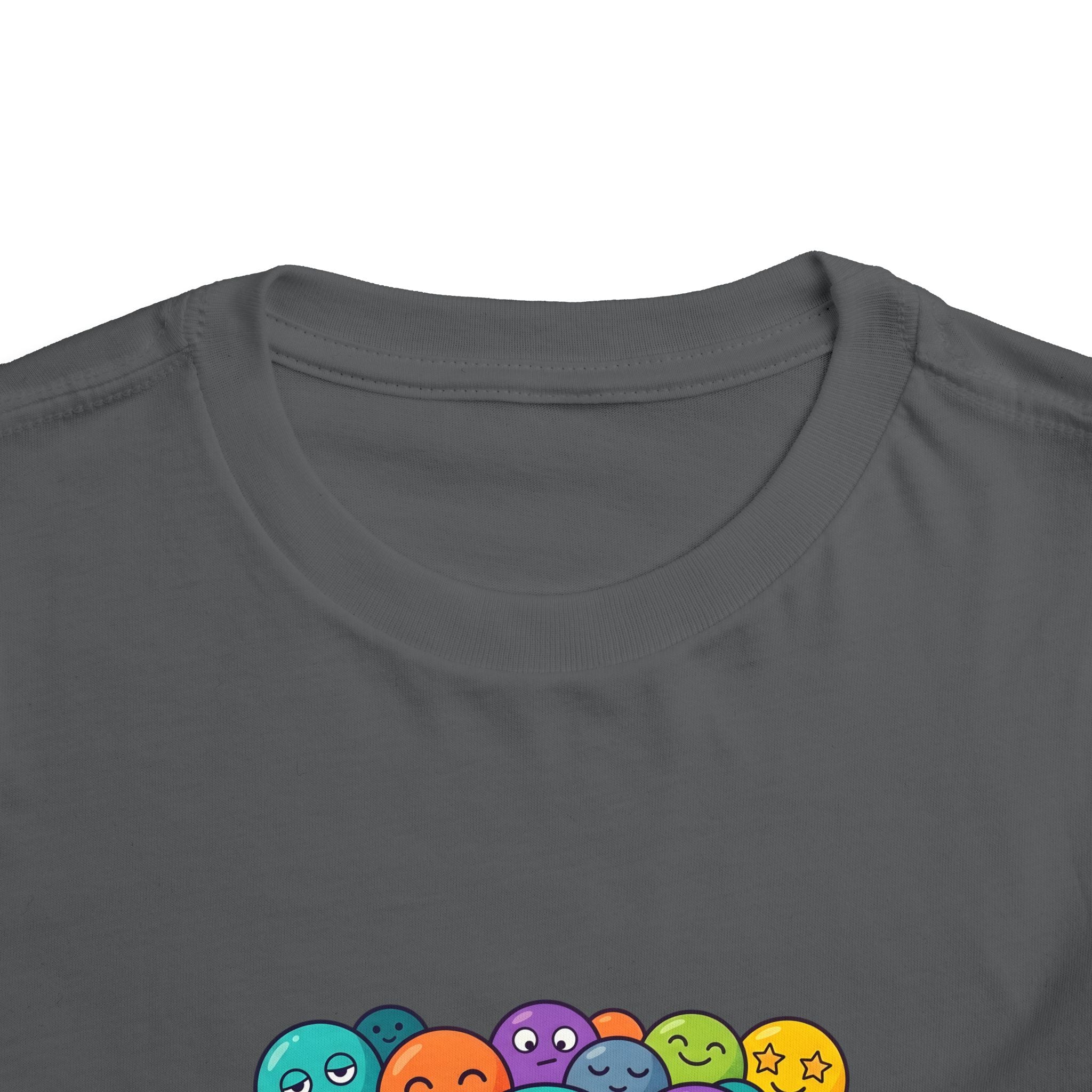 Toddler Tee - Expressive Emoji Faces | Kids Emotions & Feelings