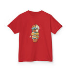 Kids T-Shirt - Funny School Supplies Cartoon | Back to School