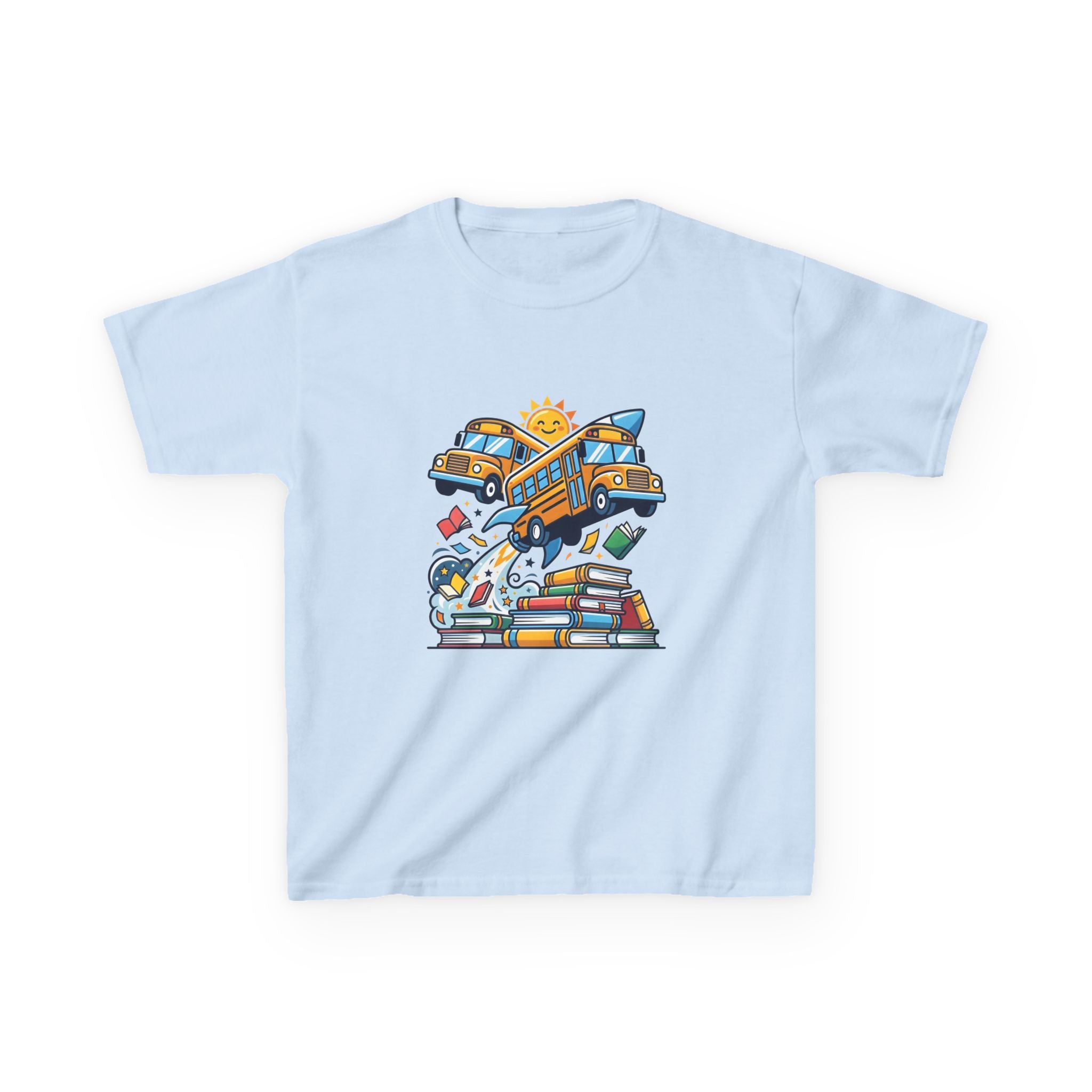 Kids Back to School T-Shirt - Rocket Bus Adventure | First Day