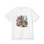 Kids T-Shirt - Geometric School Supplies Tee | Back to School