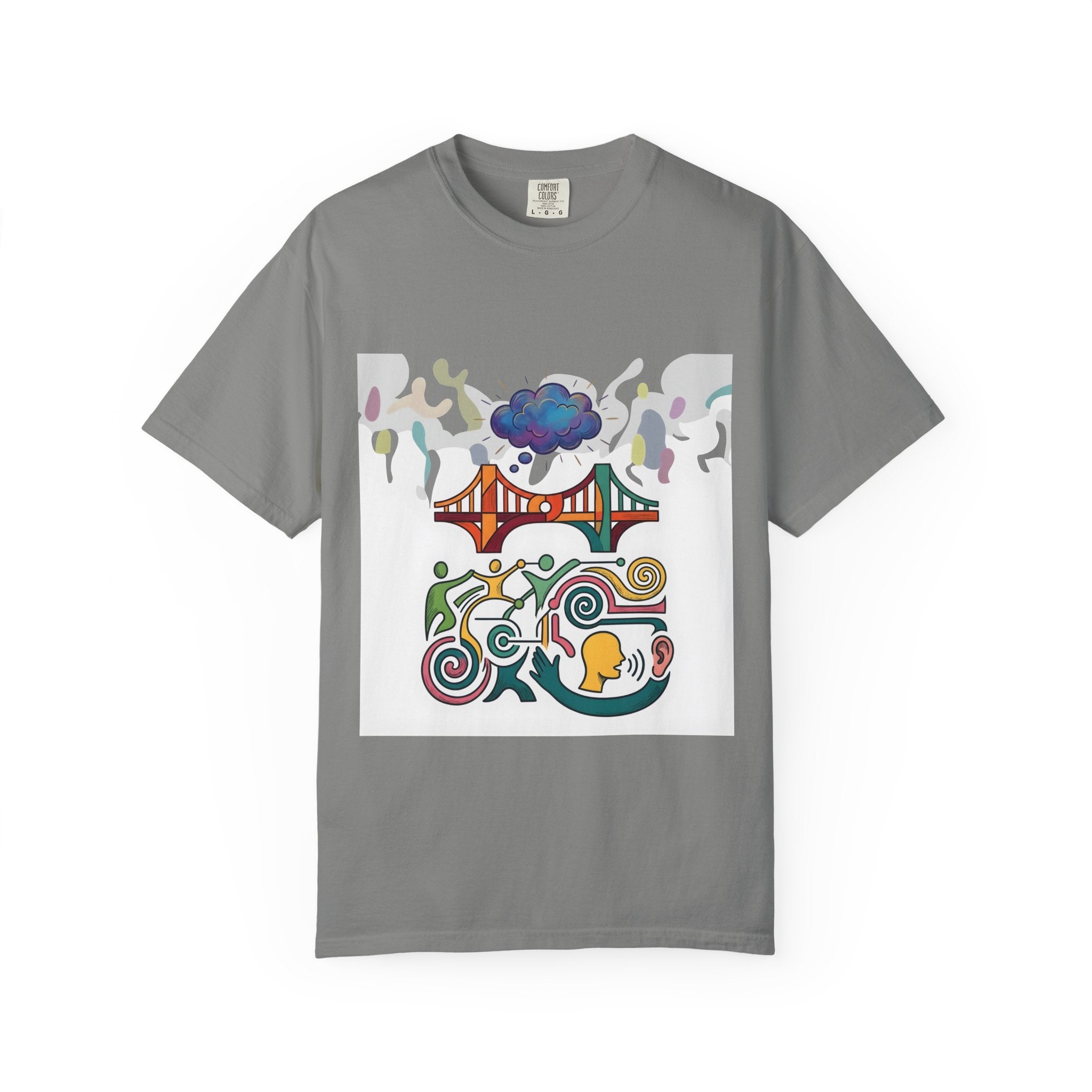 Comfort Colors T-shirt - Symbolic Connection | Abstract Communication