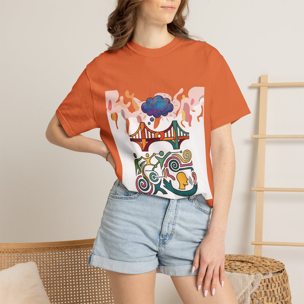 Comfort Colors T-shirt - Symbolic Connection | Abstract Communication