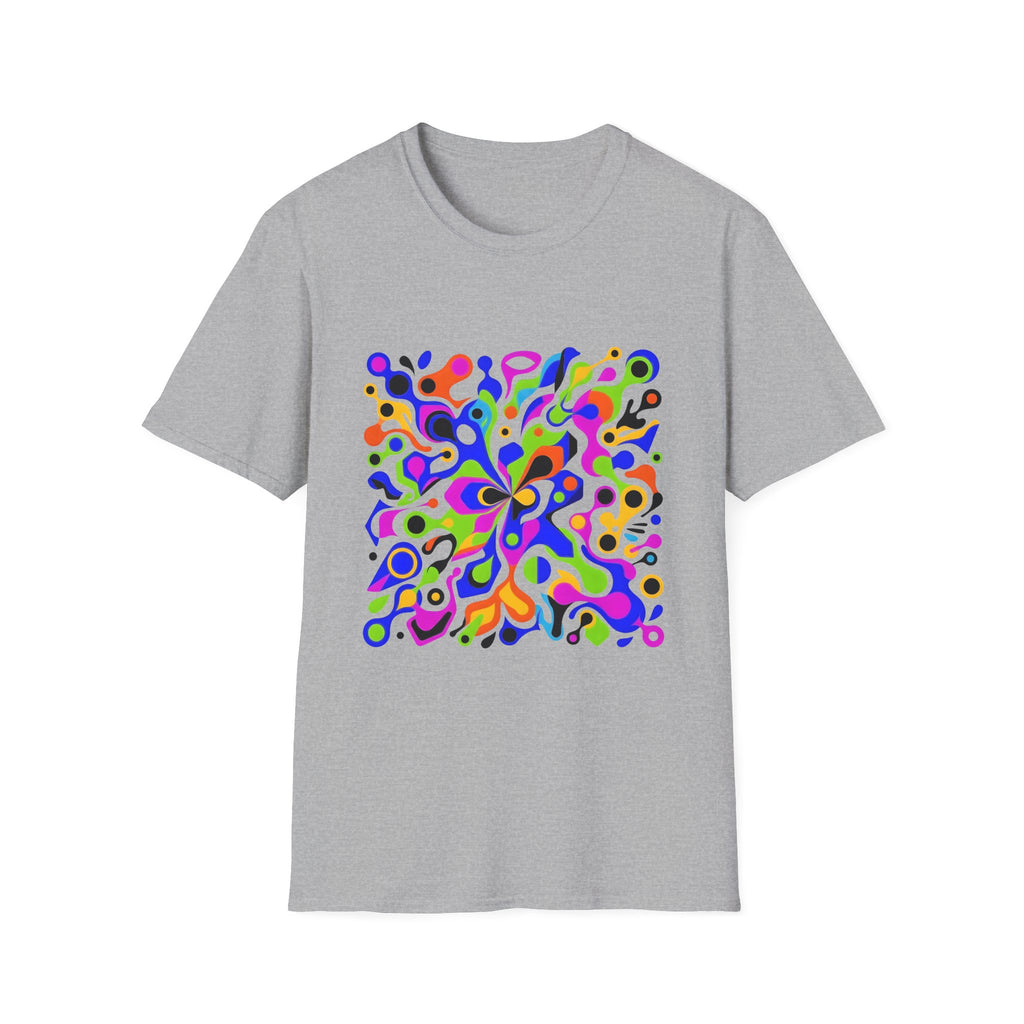 Unisex T-Shirt - Vibrant Organic Abstract | Psychedelic Flow