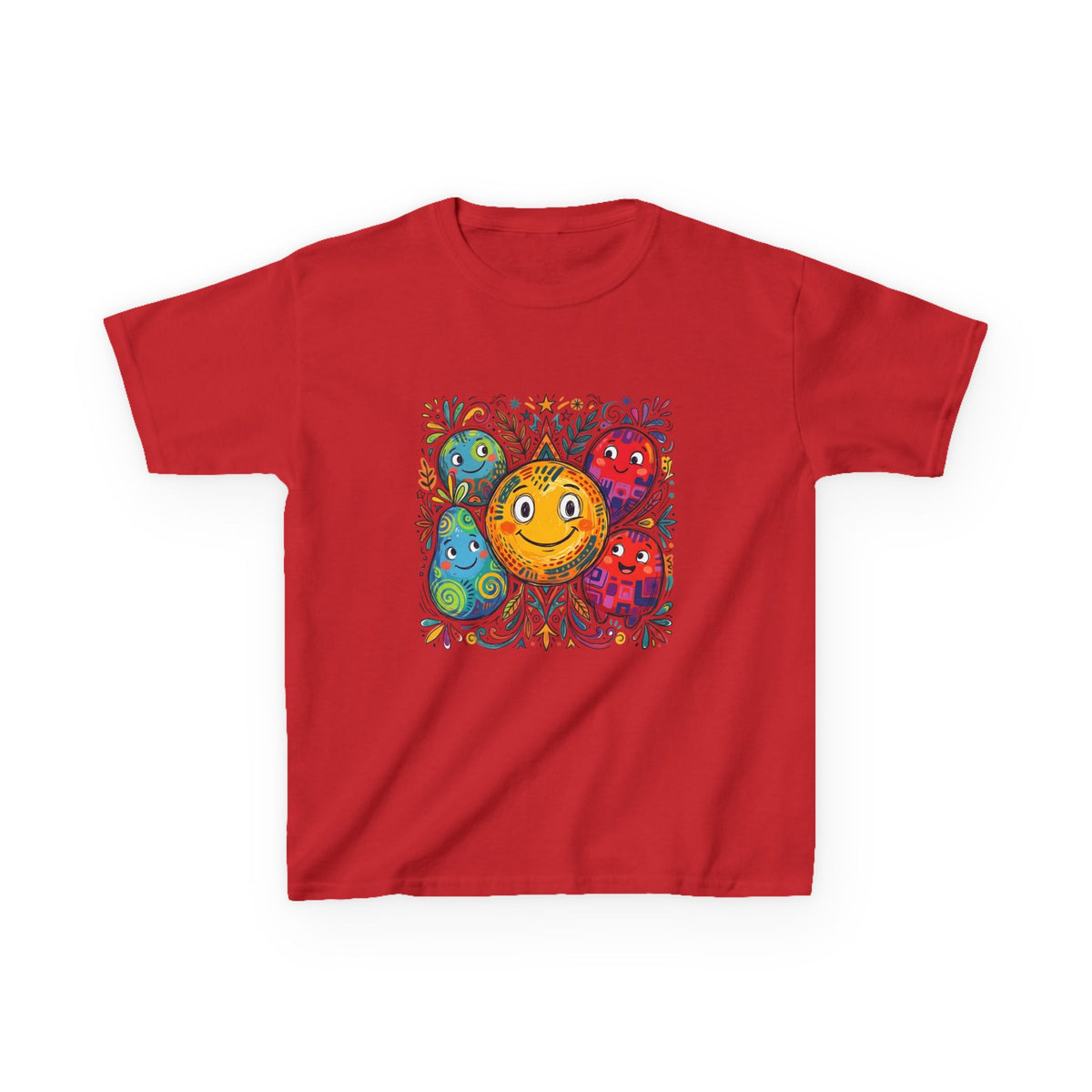 Kids Tee - Happy Friends & Colorful Joy | Playful Character Gift