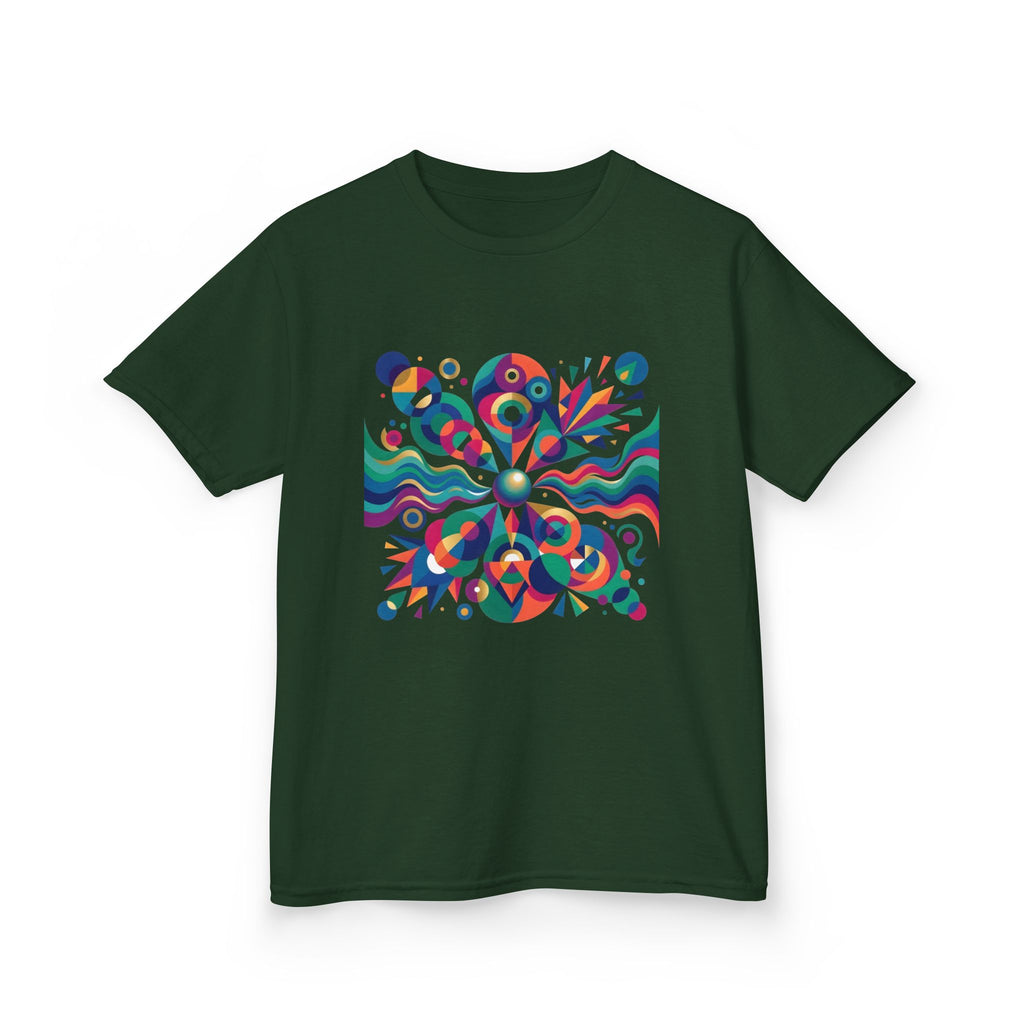 Kids T-Shirt - Vibrant Abstract Geometric Design | Modern Art